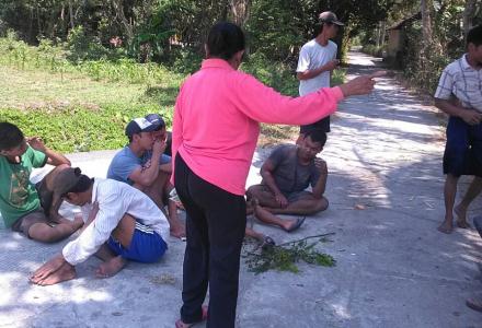 Kerja Bakti Rutin Warga Dusun Kenteng 