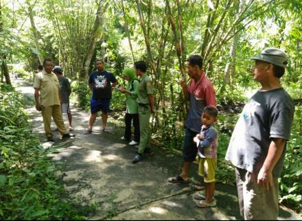 Survey dan Pengukuran Rencana Pembangunan Drainase Di Dusun Wonorejo II