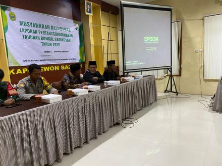 Pelaksanaan Muskal Laporan Pertanggungjawaban BUMKAL Sempulur Jaya Barokah