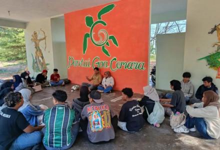 Mahasiswa PWK Amikom Gali Potensi Pantai Goa Cemara, Gadingsari