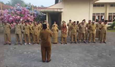 Pemerintah Kalurahan Gadingsari Gelar Apel Pagi dan Rakor Bulanan
